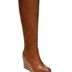 Tall Wedge Boots Knee High size 5.5 - Primrose Signature Boutique