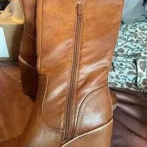 Tall Wedge Boots Knee High size 5.5 - Primrose Signature Boutique