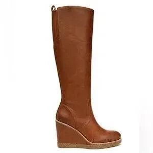 Tall Wedge Boots Knee High size 5.5 - Primrose Signature Boutique