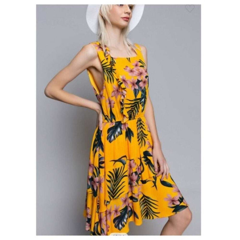 Multi Color Midi Dress-zoom-