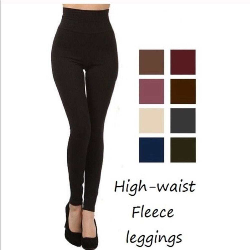 Tummy Control Black Leggings-zoom-