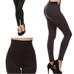 Tummy Control Black Leggings - Primrose Signature Boutique