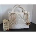 Valentino Orlandi Quilted Monogram Crossbody Handbag In Bone-zoom-