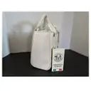 Valentino Orlandi Quilted Monogram Crossbody Handbag In Bone-zoom-