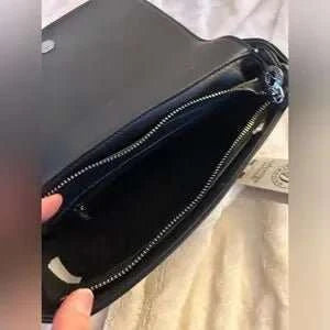 Vegan Leather Crossbody Black Bag - Primrose Signature Boutique