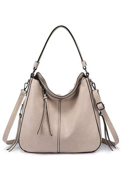 Vegan Leather Hobo Handbags Retro Large Size Shoulder Bag Bucket Purse - Primrose Signature Boutique