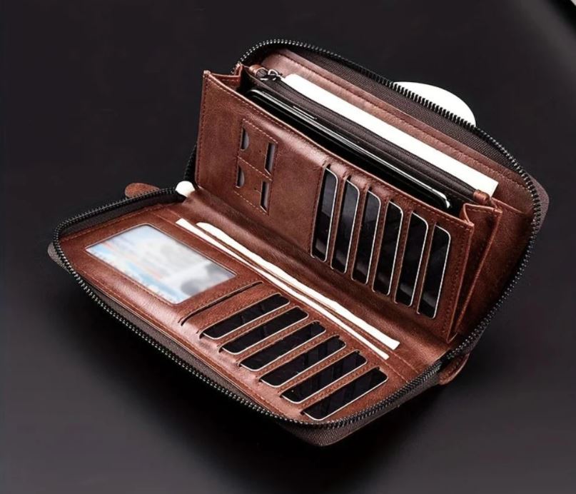 Holden RFID Zip Clutch Wallet