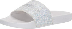Women's Bebe Fraida Slide Sandal White - Primrose Signature Boutique