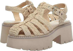 Women's Lasly Raffia Fisherman Platform Sandals - Primrose Signature Boutique
