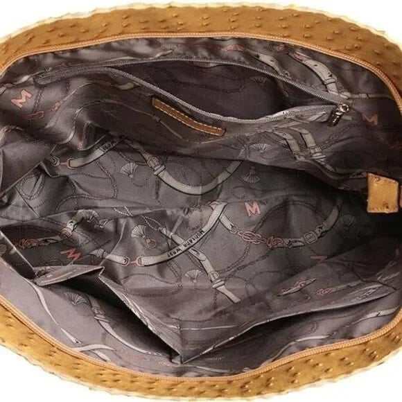 Yellow Ostrich Shoulder BagTote - Primrose Signature Boutique