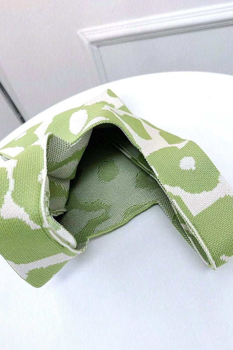 Zenana Flower Umweltfreundliche Strickhandtasche-zoom-