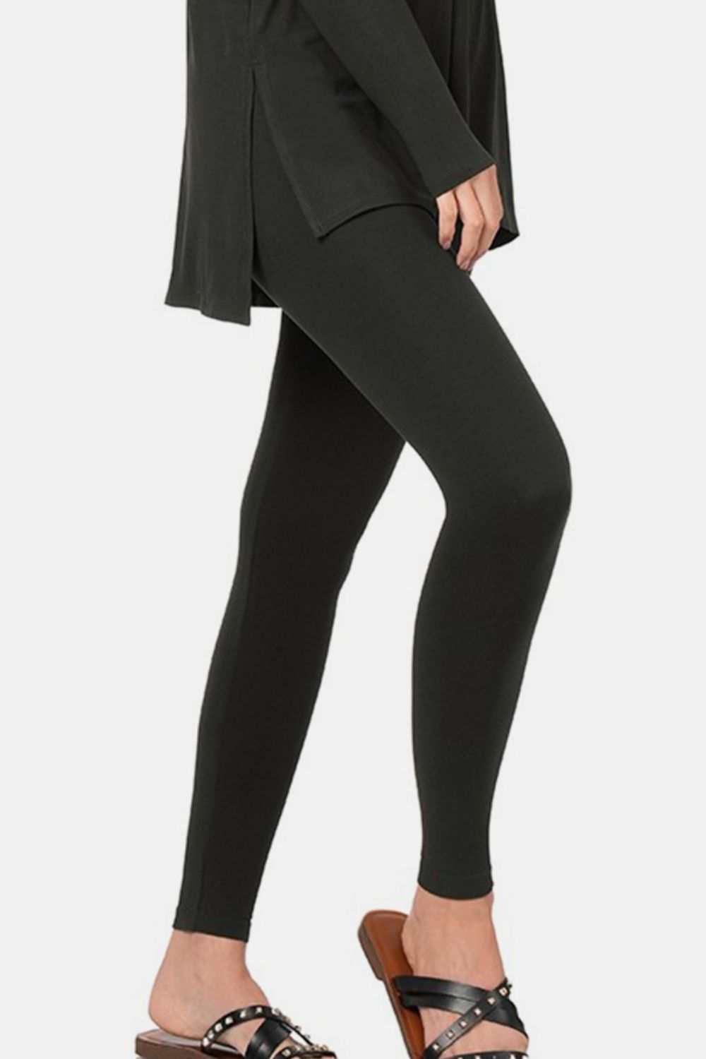 Zenana Full Size Brushed Microfiber Top and Leggings Lounge Set - Primrose Signature Boutique
